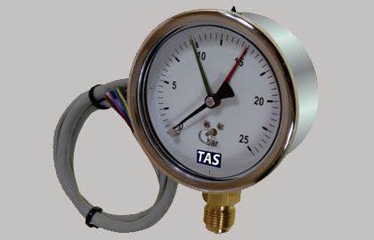 Micro Switch Type Industrial Pressure Gauge